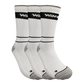 CREW Performance Tennissocke Unisex weiss | Sportsocken mit Polsterung, atmungsaktiv