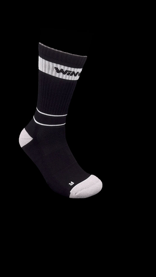 CREW Premium Tennissocken Unisex | Sportsocken mit Polsterung, atmungsaktiv